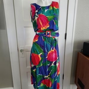 Vintage 1980's Lanz midi dress